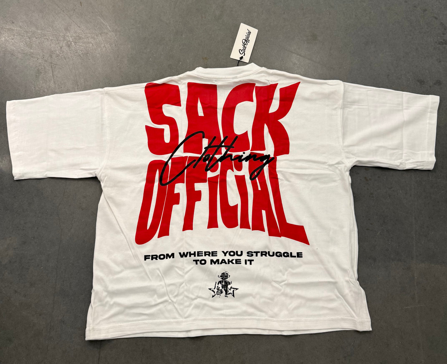 Hustle till your Sack Is Official OverSized Tee