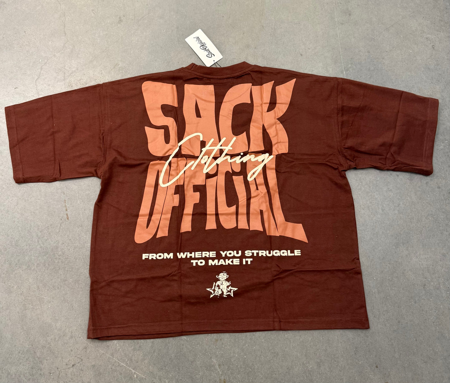 Hustle till your Sack Is Official OverSized Tee