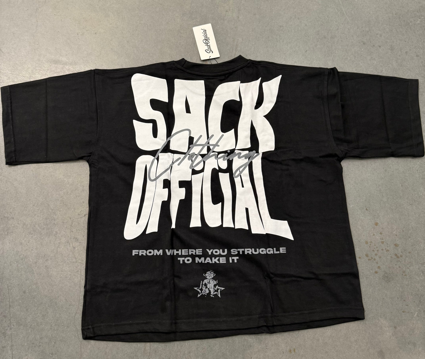Hustle till your Sack Is Official OverSized Tee