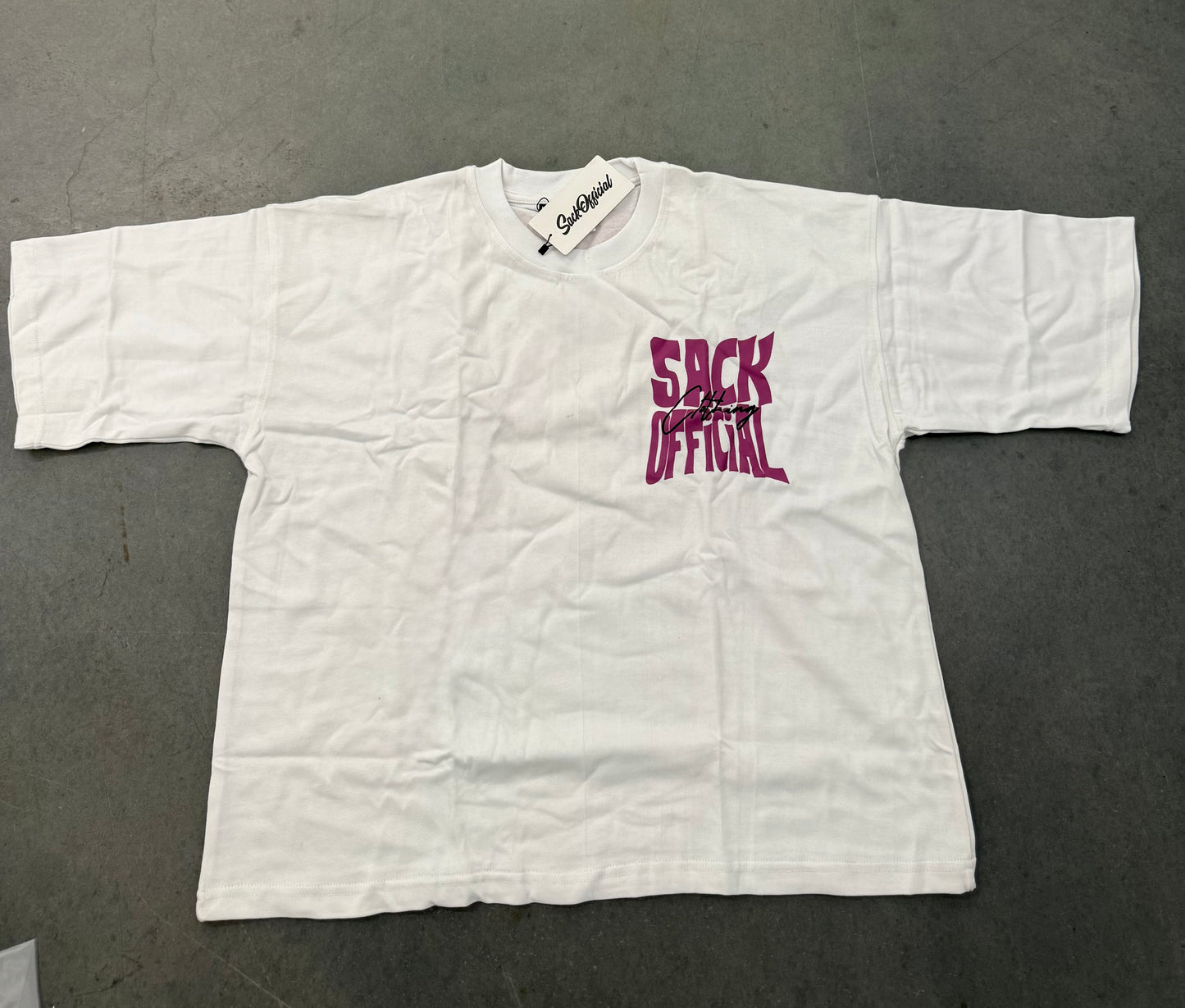 Hustle till your Sack Is Official OverSized Tee