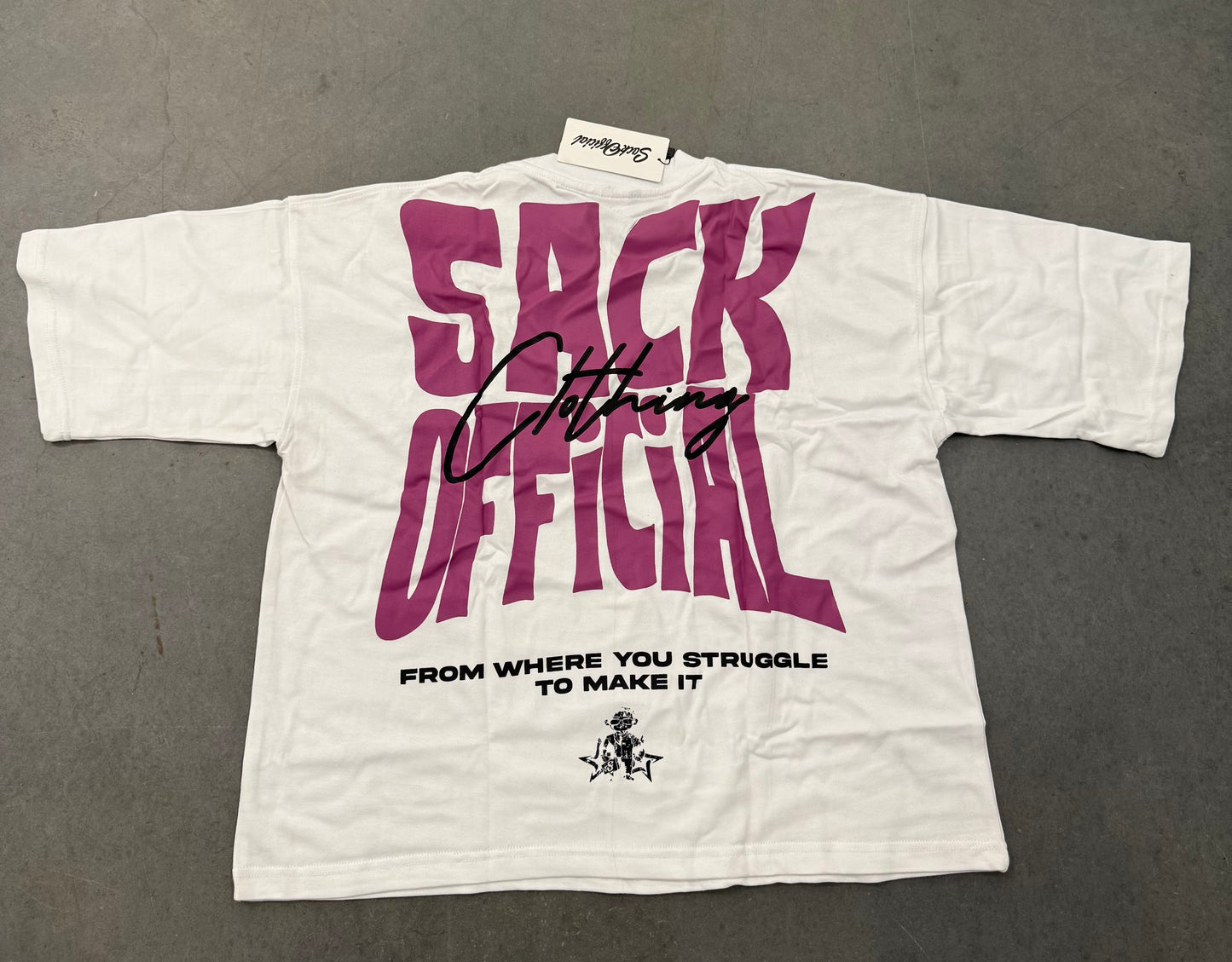 Hustle till your Sack Is Official OverSized Tee