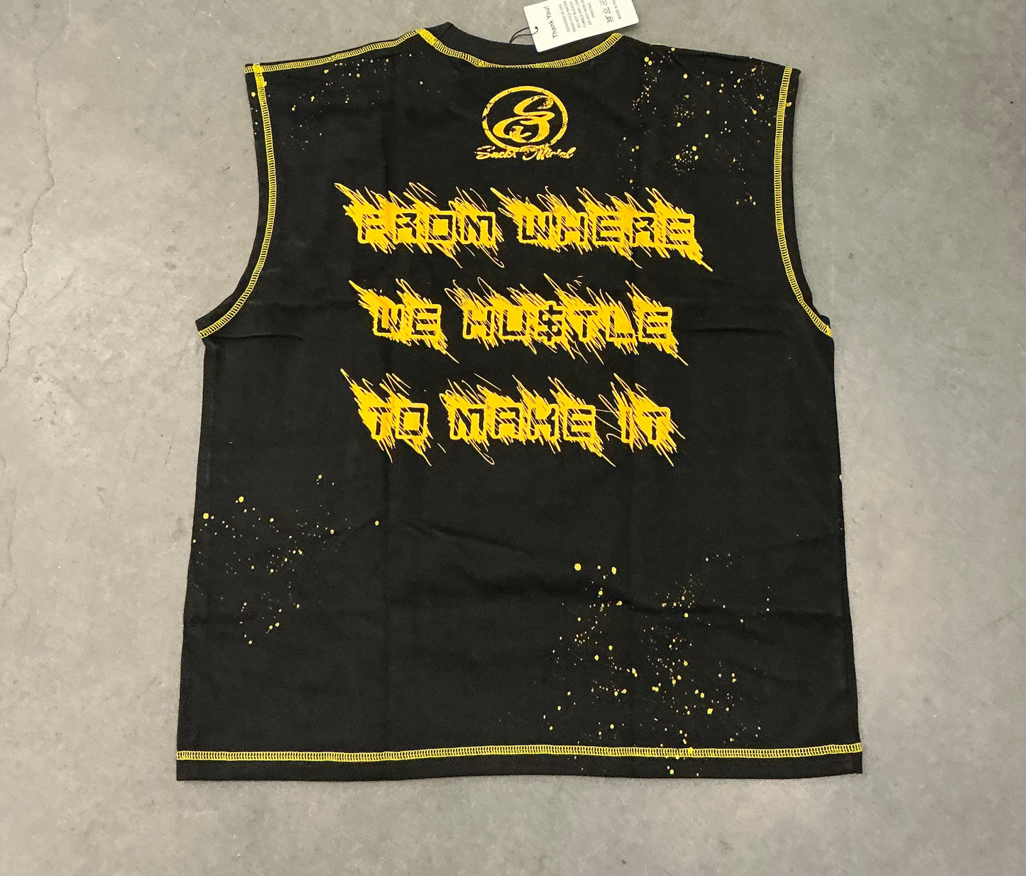 SACKOFFICIAL Men HU$TLE Tees