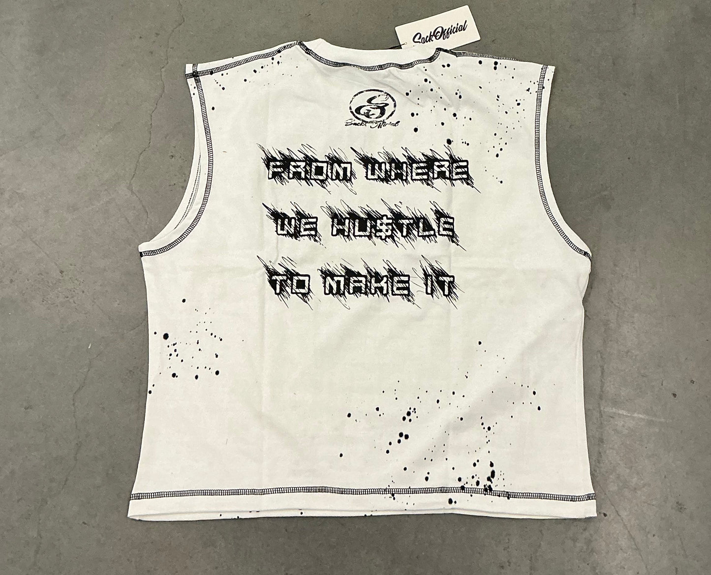 SACKOFFICIAL Men HU$TLE Tees