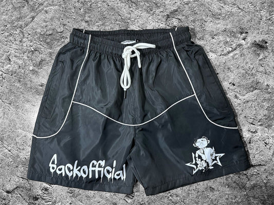 SackOfficial retro women windbreaker shorts